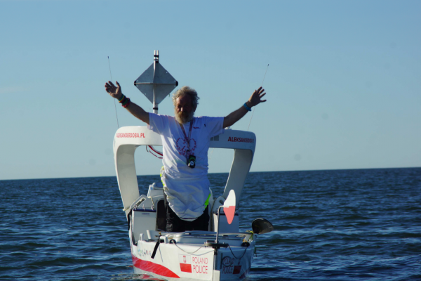 Aleksander Doba zaprasza na... bankiet z okazji pokonania kajakiem 100 000 km