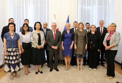 Ambasadorowie państw 16+1 z wizytą w ministerstwie