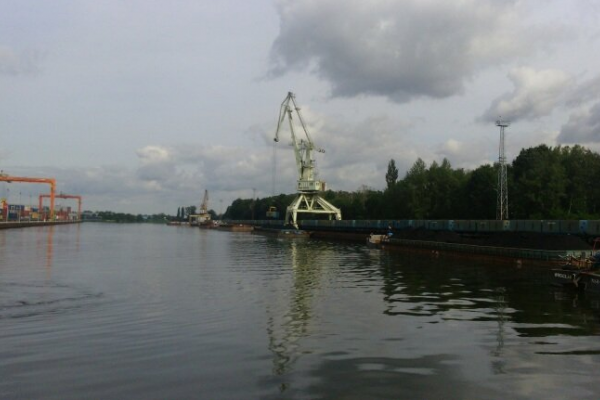 Na Kanał Gliwicki wyruszył pierwszy od pięciu lat transport węgla