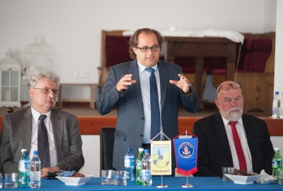Minister Gróbarczyk spotkał się z rybakami między innymi w Jarosławcu (Fot.: H. Bierndgarski) Minister Gróbarczyk spotka się w Jastarni z rybakami