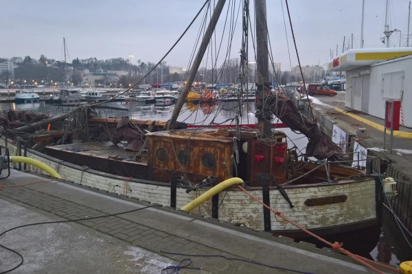 Jacht Knudel znów na wodzie