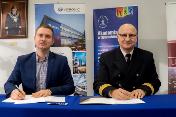 Nowoczesny sprzęt w pracowni WIET. Współpraca Vitronic Polska i Akademii Morskiej w Szc...