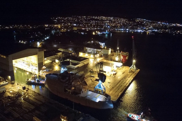 SOV Acta Auriga ze stoczni Crist już w Norwegii