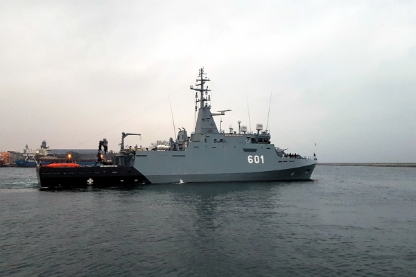 ORP Kormoran z systemem walki opracowanym w grupie PGZ