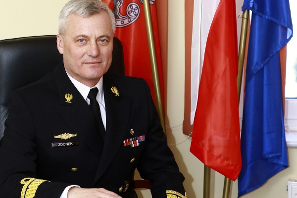 Dowódca 8. FOW mianowany na kontradmirała