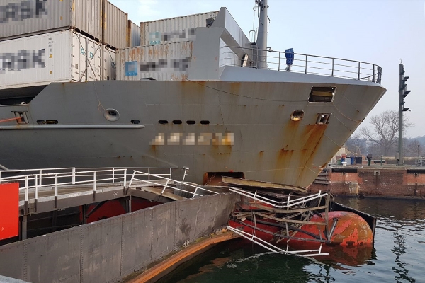 Wypadek w Kanale Kilońskim [VIDEO]