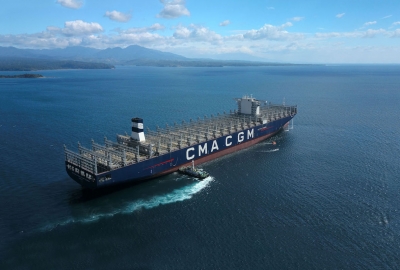 Pierwszy kontenerowiec 20 000 TEU ze stoczni filipińskiej - największy p...