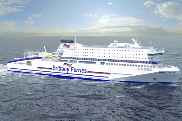 Brittany Ferries opracowało specjalny system dostarczania paliwa dla nowego promu
