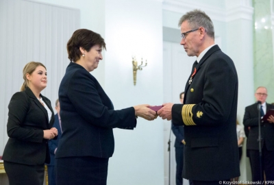 Prezydent odznaczył trzech profesorów Akademii Morskiej w Gdyni