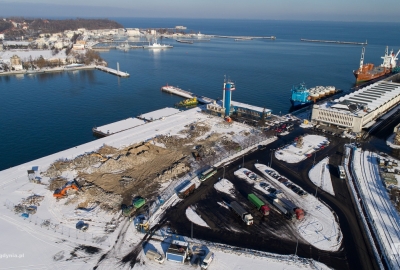Port Gdynia: Terminal promowy – pierwszy etap prac na ukończeniu