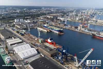 Port Gdynia z nowymi nieruchomościami