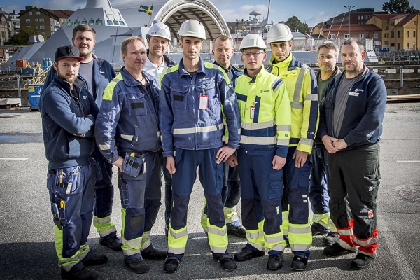 Praktyki dla studentów AMW w szwedzkiej stoczni Saab Kockums w Karlskronie 
