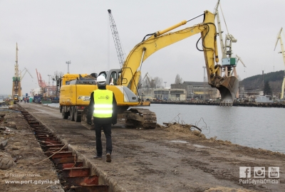 Rozpoczęto budowę nowej obrotnicy w Porcie Gdynia