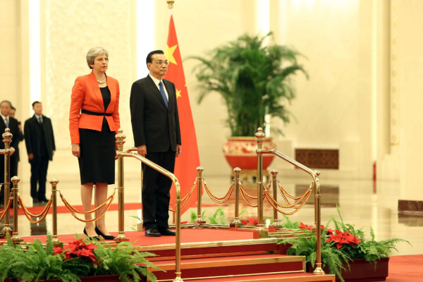 Premier May nie podpisała porozumienia w sprawie inicjatywy Pasa i Szlaku