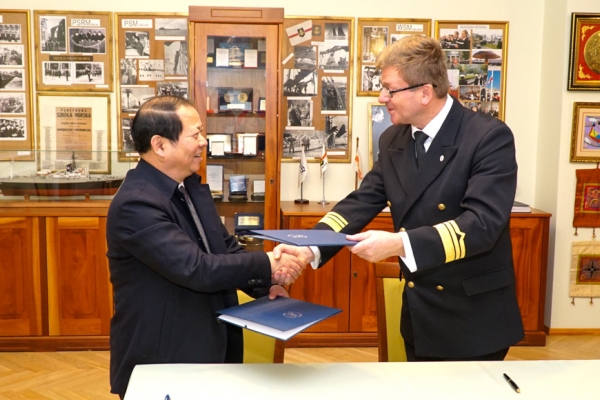 Zhejiang Ocean University z wizytą w Akademii Morskiej w Szczecinie