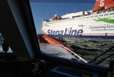 Ewakuacja medyczna pasażera promu Stena Spirit