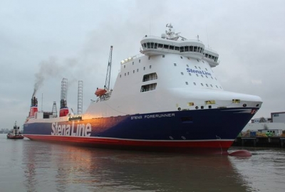 Stena Forerunner już na nowej trasie