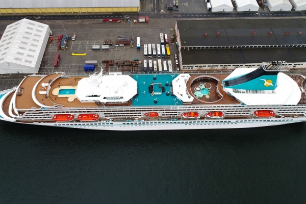 AIDAbella i Artania w Porcie Gdynia