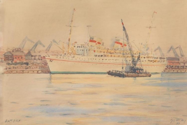 O 33 akwarele Stefana Szmaja wzbogaci się Muzeum Miasta Gdyni