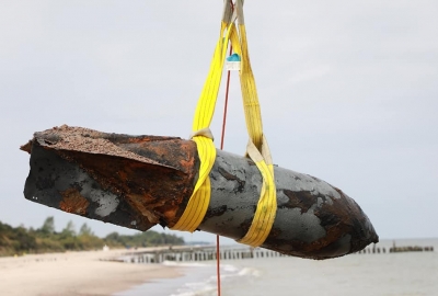 Kołobrzeg: Dwie z trzech bomb zostały wyciągnięte z Bałtyku