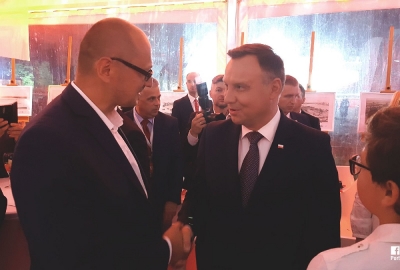 O Porcie Zewnętrznym z prezydentem Andrzejem Dudą
