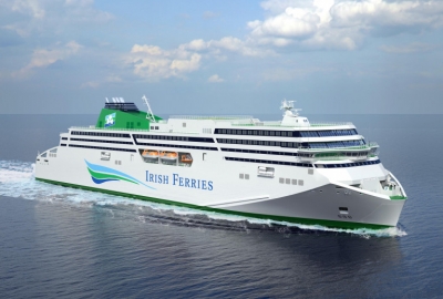 Nowy prom dla Irish Ferries dotrze do armatora z opóźnieniem