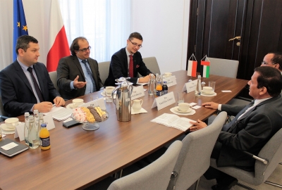 Minister Marek Gróbarczyk spotkał się z ambasadorem Zjednoczonych Emirat...