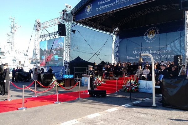 Inauguracja roku akademickiego na Uniwersytecie Morskim w Gdyni  