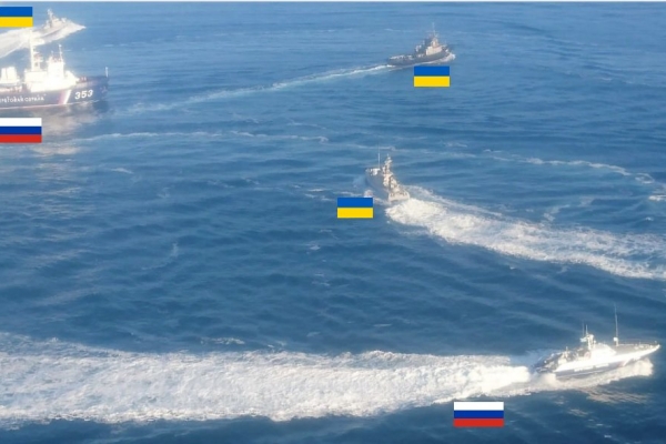 Marynarzom Ukrainy przedstawiono zarzuty przekroczenia granicy Rosji