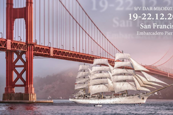 Dar Młodzieży 18 grudnia dotrze do San Francisco