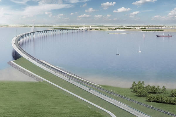 Rozpoczęto budowę nowego mostu Zelandia-Falster w Danii [VIDEO]