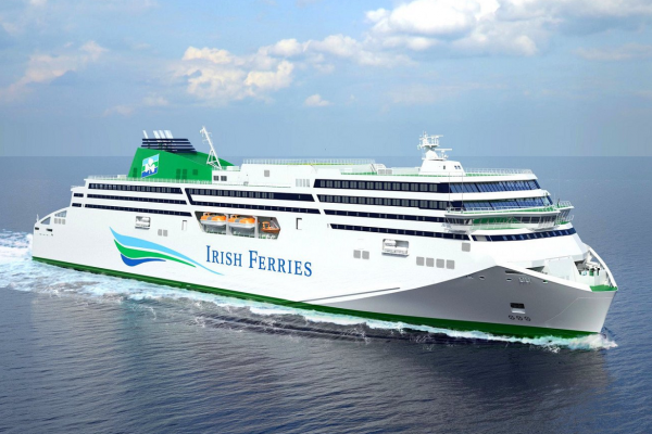 Zamieszanie wokół nowego promu Irish Ferries