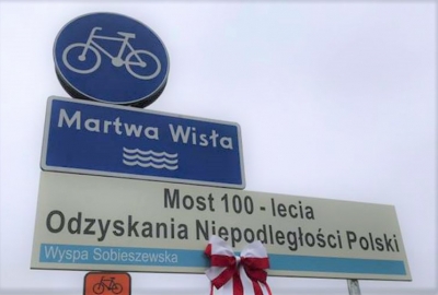Gdańsk: Most 100-lecia Odzyskania Niepodległości Polski już otwarty