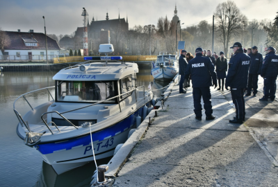 Nowa łódź dla policjantów z Zalewu Wiślanego