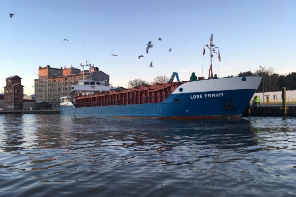 Flota handlowa wróciła do portu morskiego w Ustce
