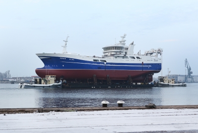 Trawler z Marine Projects płynie do Norwegii