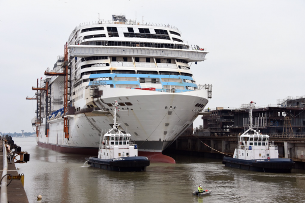 Zwodowano pierwszy wycieczkowiec klasy Meraviglia-Plus. Udział w budowie miała gdyńska ...