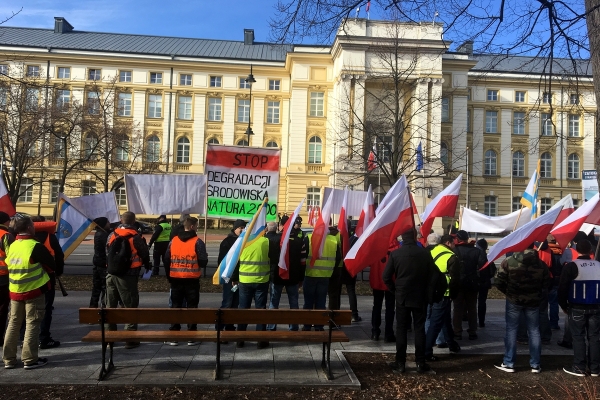 Rybacy przybrzeżni w Warszawie - skuteczny protest przeciwko niszczeniu Bałtyku