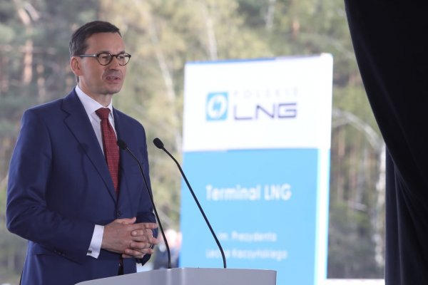 Morawiecki: rozbudowa terminalu LNG w Świnoujściu obniży cenę gazu dla wszystkich odbio...