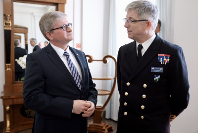 Szef BBN rozmawiał z dowódcą morskich sił NATO