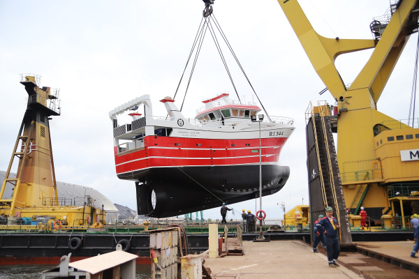 Historyczne wodowanie na terenie SR Nauta [ZDJĘCIA]