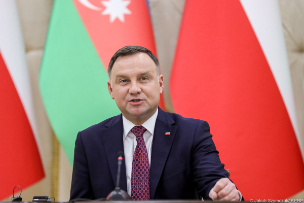 Prezydent: wierzę, że w przyszłości zarówno gaz, jak i ropa popłyną z Azerbejdżanu do P...