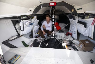 Michał Weselak po pierwszym etapie Mini Transat