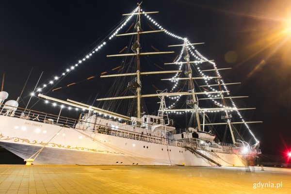 Dar Młodzieży - największa pływająca choinka