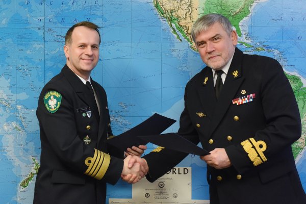 Współpraca Morskiego Oddziału Straży Granicznej i Akademii Marynarki Wojennej w Gdyni...