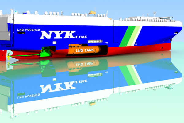 NYK zamawia drugi samochodowiec PCTC zasilany LNG