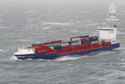 OOCL Rauma stracił kontenery u wybrzeży Holandii