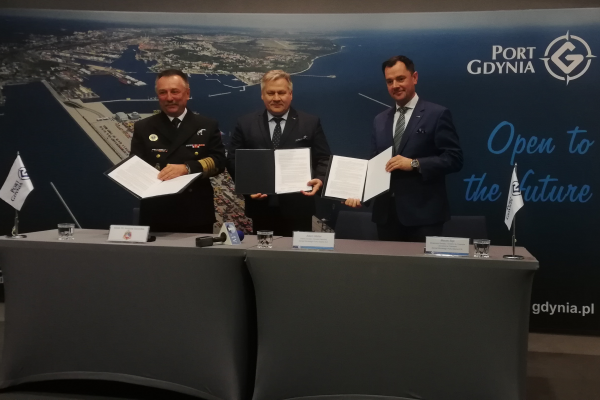 Bezpieczna przestrzeń powietrzna nad Portem Gdynia SA