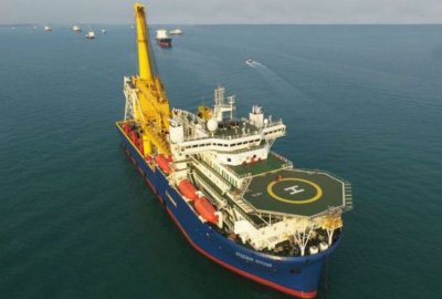 Statek, który może ukończyć Nord Stream 2, jest już (prawie) w Kaliningradzie