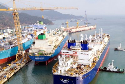 Spadek zamówień w stoczniach południowokoreańskich